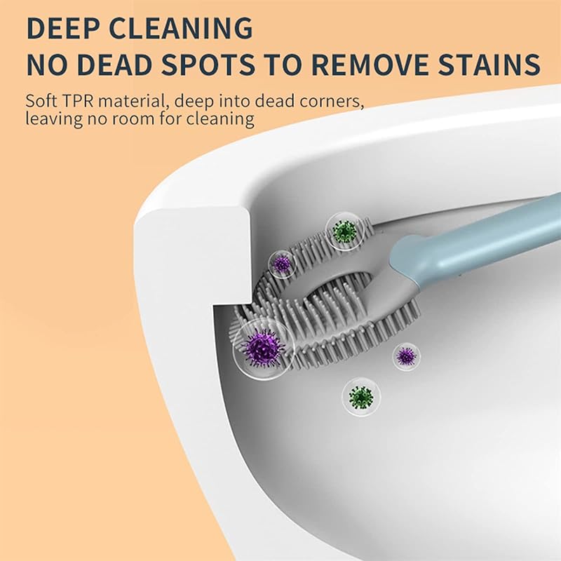 壁取り付け式 トイレブラシホルダー カバさん